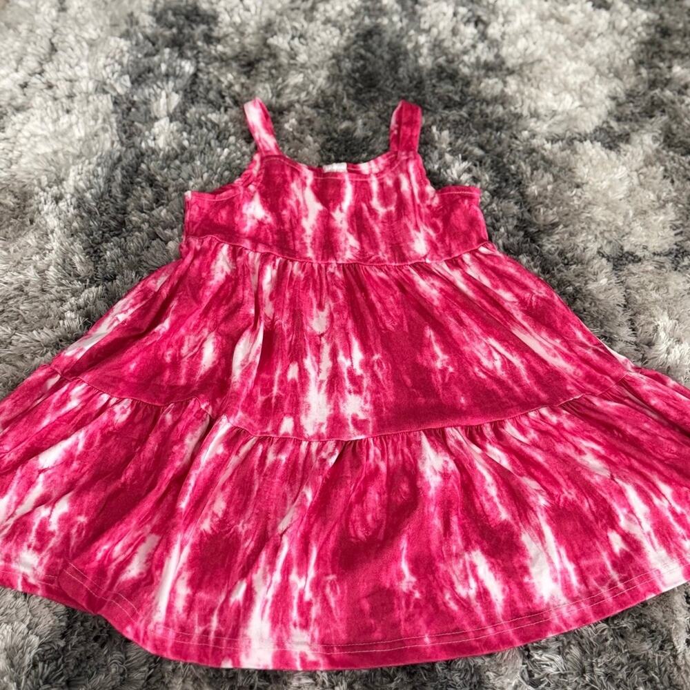 Sparkle in Pink Resist/Pink white Dress- 7/8
